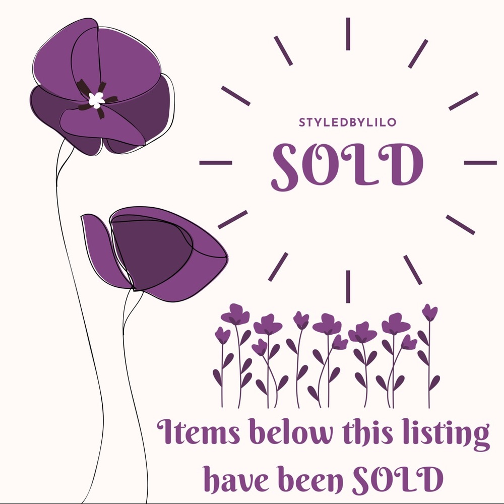SOLD ITEMS